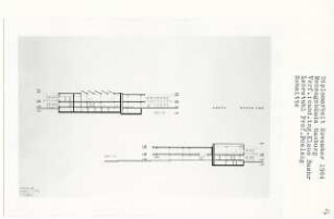 Mensagebäude Hamburg (Diplomarbeit bei Peter Poelzig): Schnitte 1:200