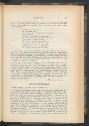 Letras españolas