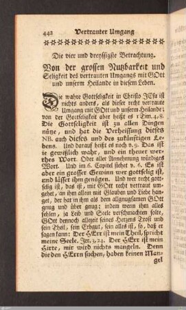 Die vier und dreyssigste Betrachtung.