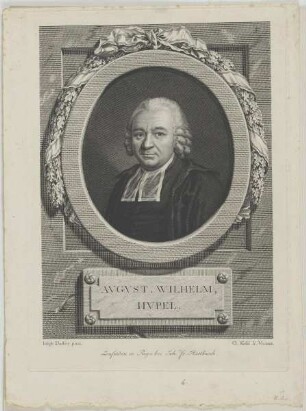 Bildnis des Avgvst Wilhelm Hvpel