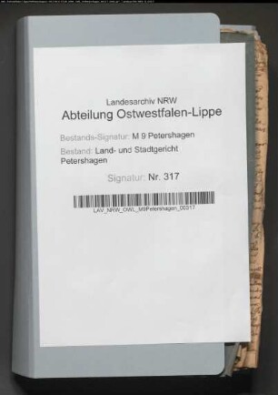 Einrichtung des Gerichtsgebäudes