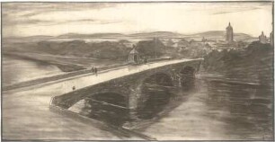 Fischer, Theodor; Jena; Camsdorfer Brücke - Perspektive