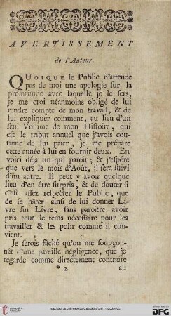 Avertissement de l’auteur