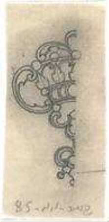 Gmelin, Leopold; Sammlung Gmelin: Handzeichnungen - Folio 13 - Schmuck (Detail)