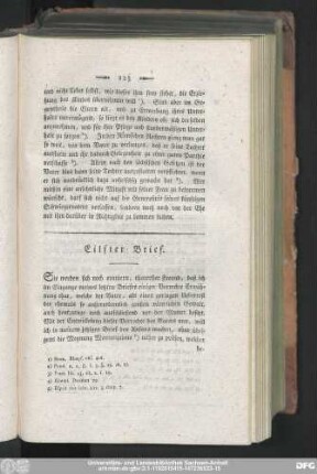 Eilfter Brief.