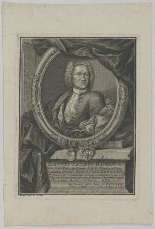 Bildnis des Ioannes Iacobvs Baiervs