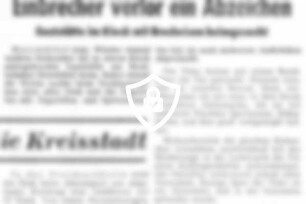 Einbrecher verlor ein Abzeichen