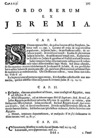 Ordo Rerum Ex Jeremia.
