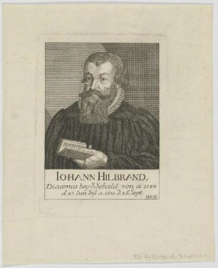 Bildnis des Iohann Hilbrand