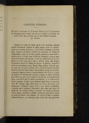 Capitulo Primero.