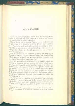Marcos Sastre