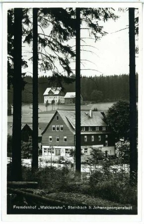 Steinbach. Fremdenhof "Waldesruhe"