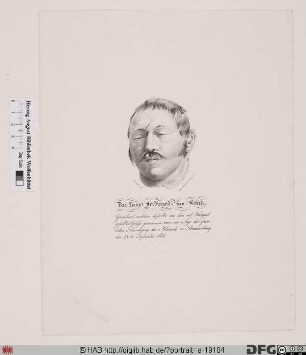 Bildnis Ferdinand (Baptista) von Schill