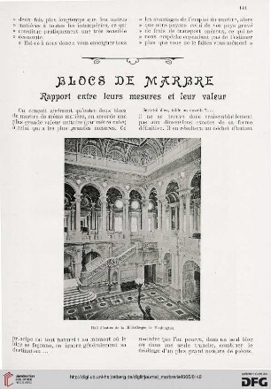 2: Blocs de marbre, [1] : rapport entre leurs mesures et leur valeur