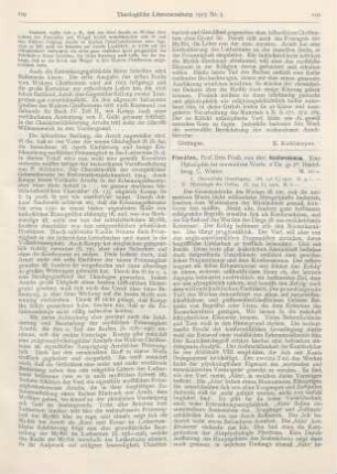 110-111 [Rezension] Pfordten, Otto Frhr. von der, Konformismus. Eine Philosophie der normativen Werte. 2 Teile