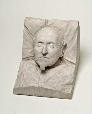 Herzog Ernst II. von Sachsen-Coburg ud Gotha (1818-1893) auf dem Totenbett, Abformung der Totenmaske