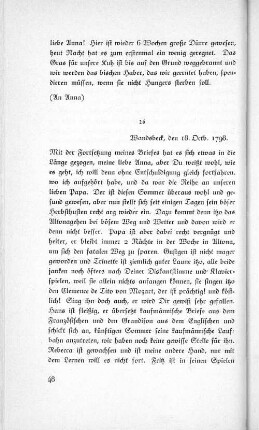 26 Wandsbeck, den 18. Octb. 1798.