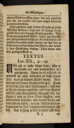 5-6, Textus. Luc. XIX, 41-48.