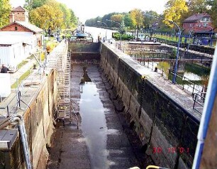 Ansicht gelenzte Nordkammer Kersdorf/Spree-Oder-Wasserstraße