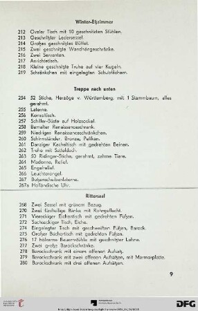 Winter-Eßzimmer (Nr. 212-219)