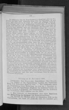 Sitzung am 17. November 1891.