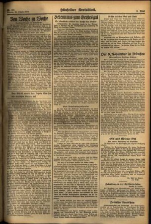 Zweite Ausgabe vom Montag, den 28. Oktober 1935.