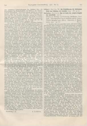 650-651 [Rezension] Lütgert, Wilhelm, Die Erschütterung des Optimismus durch das Erdbeben von Lissabon 1755