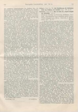 650-651 [Rezension] Lütgert, Wilhelm, Die Erschütterung des Optimismus durch das Erdbeben von Lissabon 1755
