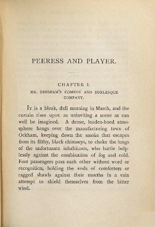 Peeress and player : a novel, 1