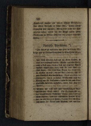 Nordische Alterthümer.