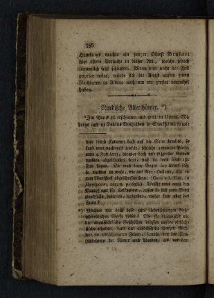 Nordische Alterthümer.