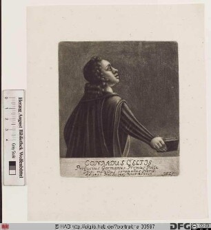 Bildnis Conrad Celtis (eig. Bickel od. Pickel, gen. Protucius)