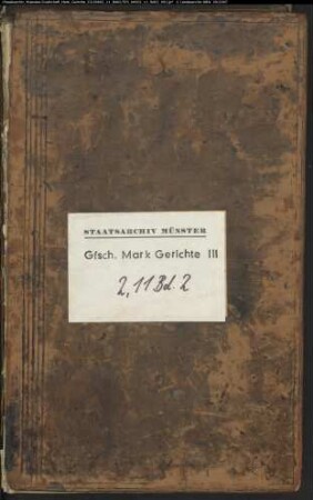 Hypothekenbuch des Stadtgerichts Bochum, Bd. 2