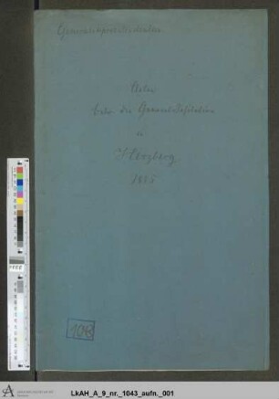 Herzberg: Visitationsakten