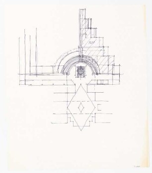 Deutsche Bibliothek, Frankfurt/Main: Ausschnitt Grundriss