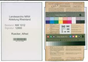 Entnazifizierung Alfred Ruecker , geb. 06.02.1912 (Chemotechniker)