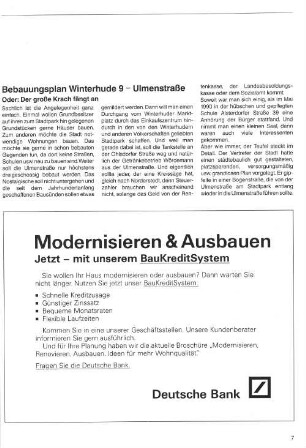 Bebauungsplan Winterhude 9 - Ulmenstraße