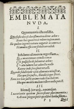 Emblemata Nuda