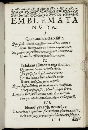 Emblemata Nuda