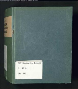Gogerichtsregister Amt Varenholz
