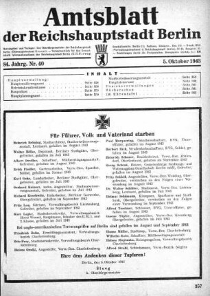 1943,40: Nr. 40, 5. Oktober 1943