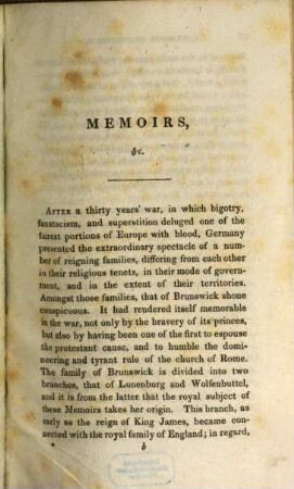 Memoirs of Caroline Queen Consort of England from the earliest period of her eventful life, 1