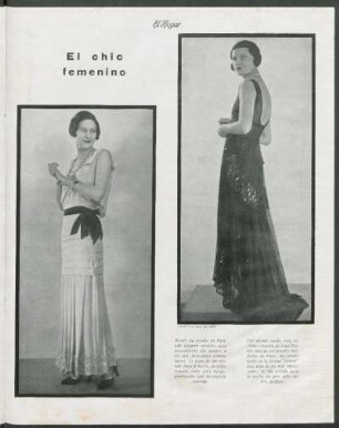 El chic femenino
