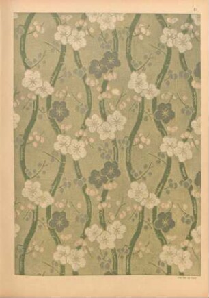 EI [Fragment d'un satin broché du XVIIIe siécle]