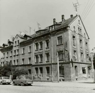 Glauchau, Wohnhaus, Eckansicht