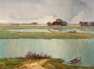 Überschwemmung an der Jeetze (Jeetzel)