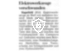 Elektrowerkzeuge verschwunden