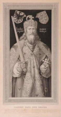 Bildnis von Karl I., der Große (747-814)