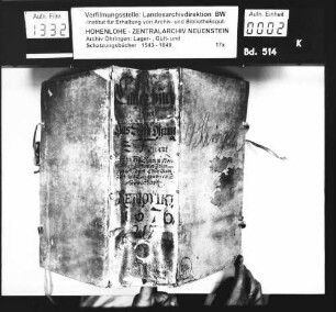 Lager- und Gültbuch des Stifts Öhringen (Bd. 2).