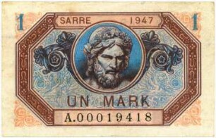 Geldschein, Mark, 1947